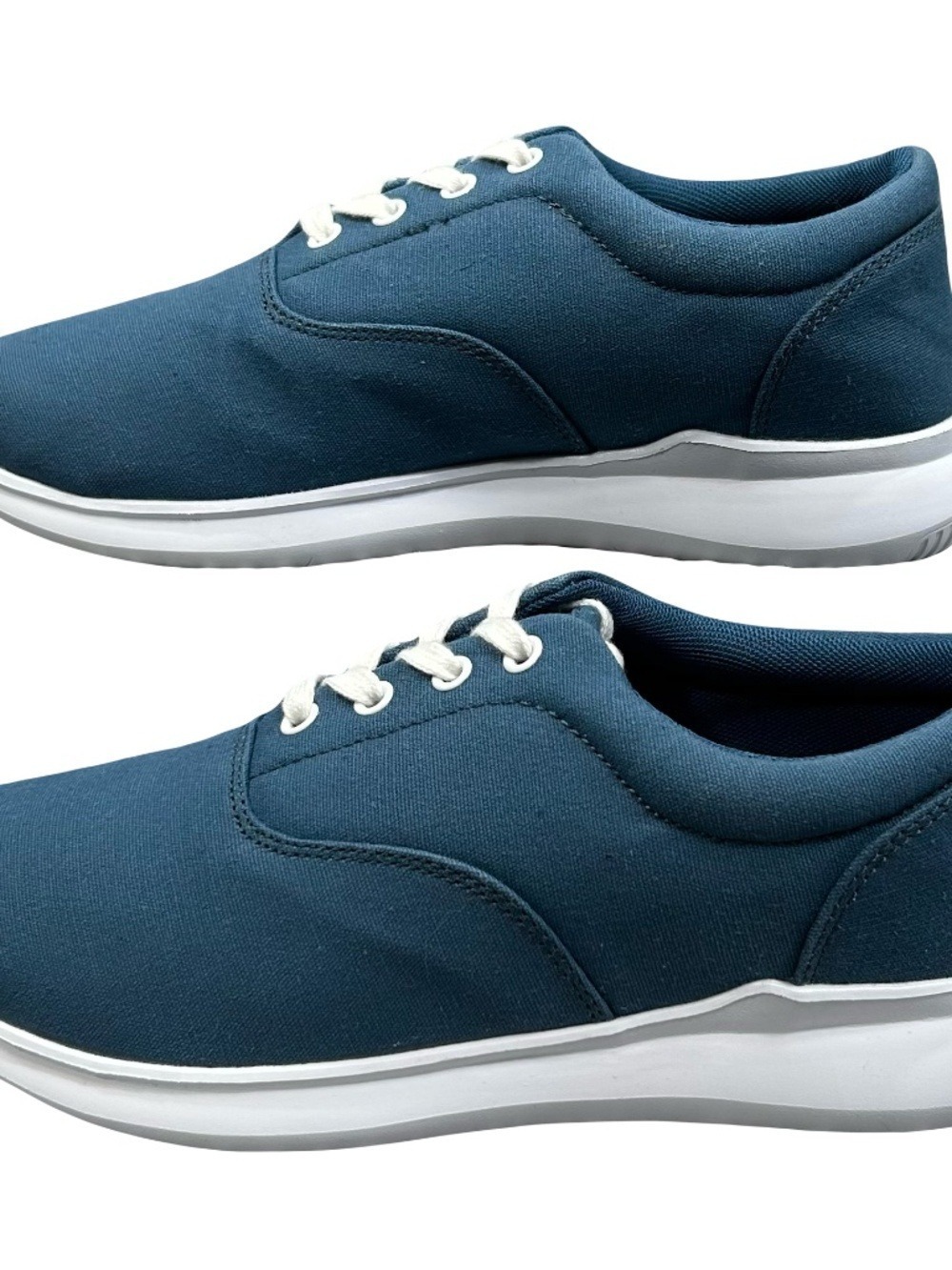 Propet Women's Flicker Blue Canvas Orthotic Comfort Sneakers Size 7X (2E)